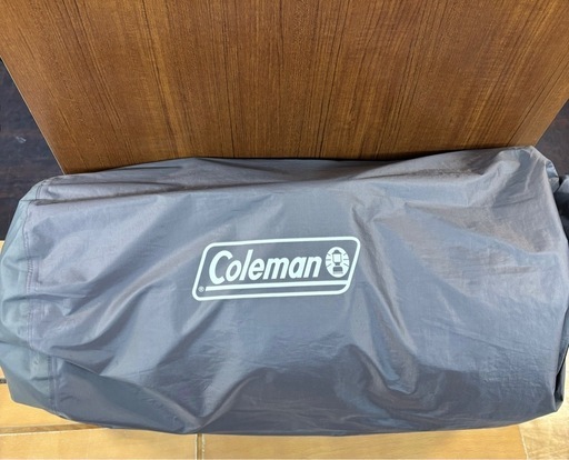 Coleman インフレーターマット ダブル グレー  寝心地抜群