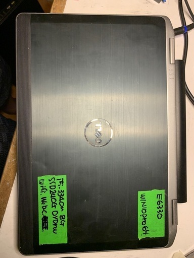 400記念大特価！Dell latitude e6330改その⑭ 快速Core i５ Webカメラ搭載機　SSD240G メモリー８G　Windows10pro 64bit