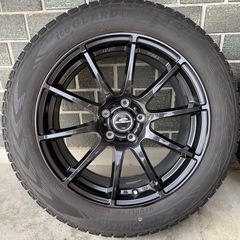 225/60R18ヨコハマ　アイスガードG075 スタッドレスタイヤ　シュナイダー　アルミホイール付