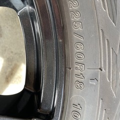 225/60R18ヨコハマ　アイスガードG075 スタッドレスタイヤ　シュナイダー　アルミホイール付