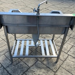 中古 ステンレス 舟形シンク　引き取り限定