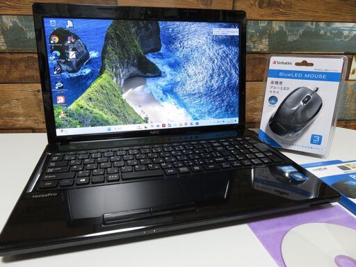 超美品！◇最新windows11ノートPC◇快適！高速起動\u0026webカメラ付き◇年賀状作成OK◇爆速新品SSD+高性能core i3◇NEC VK24L-F/メモリ4GB/office/無線LAN/15.6型ワイド/N154