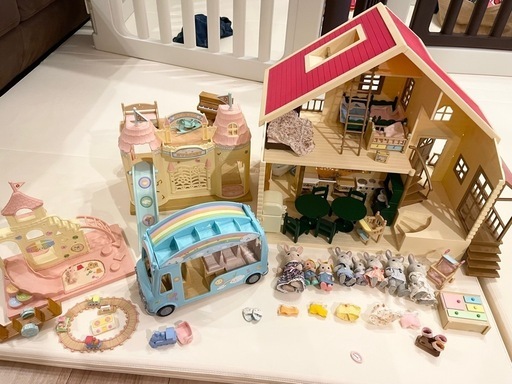 シルバニアファミリー　赤い屋根の大きなお家　幼稚園