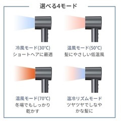 新品未開封❤️ドライヤー 6億高濃度 マイナスイオン 大風量 高風速 4つのモード