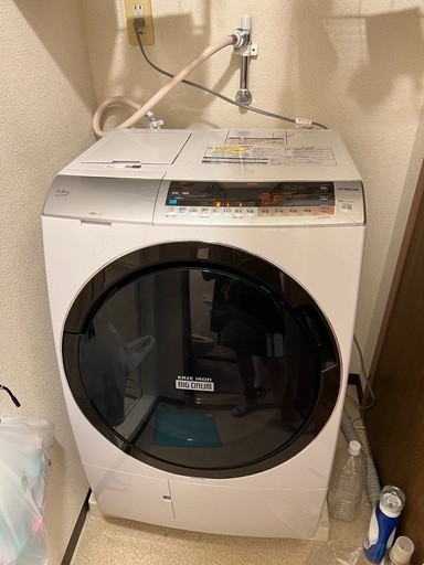 美品　日立　ドラム式洗濯乾燥機 洗剤自動投入　最上級ハイグレード　BD-SX110CL 2020年購入
