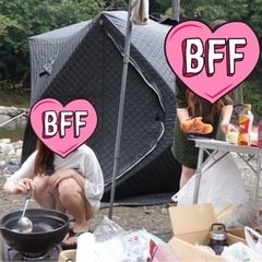 テントサウナとテントサウナに使っていたストーブのセット