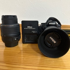 引取者様決定　ニコンＤ3200   ダブルレンズキット  初心者におすすめ