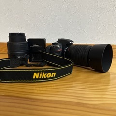 引取者様決定　ニコンＤ3200   ダブルレンズキット  初心者におすすめ