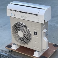 取付け可 ! ! ◇シャープ エアコン 6畳用 2020年製 内部洗浄 プラズマクラスター 100V AY-L22TD 洗浄済み ! 保証付 ! !
