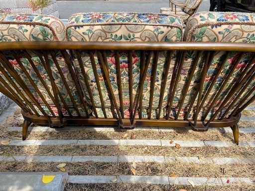 希少 1980's ERCOLアーコール ソファ オリジナルファブリック ERCOL_