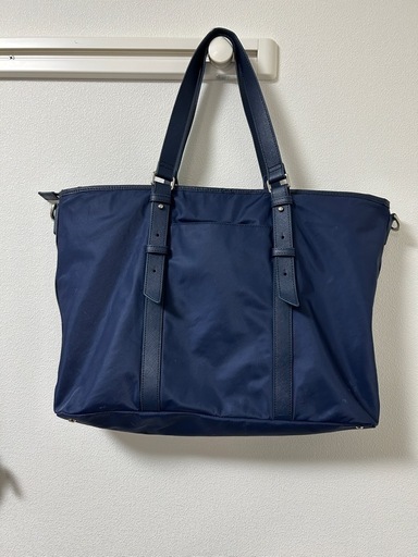 アニエスベー　agnes b. ネイビー ナイロン トートバッグ