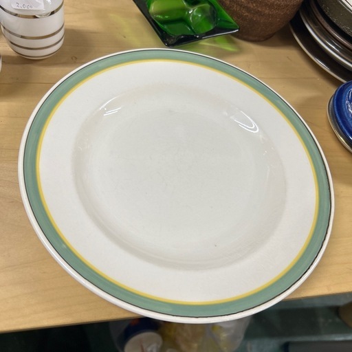 北欧ヴィンテージ食器　アルミニア窯　プレート　23.5cm