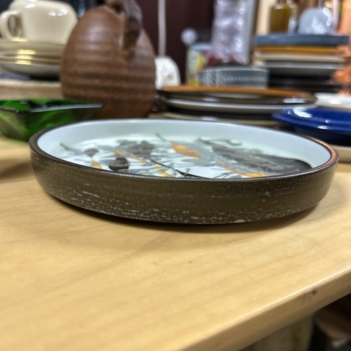 北欧ヴィンテージ ロイヤルコペンハーゲン バッカ 丸皿 17cm - 和皿 