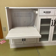 佐藤産業　レンジボード　食器棚　SESAMI 佐藤産業 レンジボード 食器棚