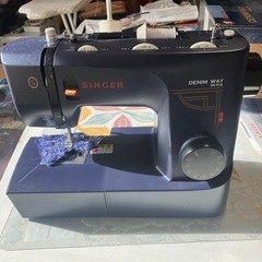 SINGER DENIM WAY SN-018 フットコントローラー電動ミシン厚地