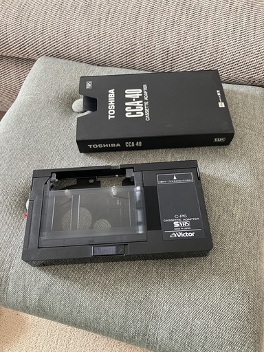 オークション出品検討中 お早めに！東芝 ビデオカセットアダプターVHS