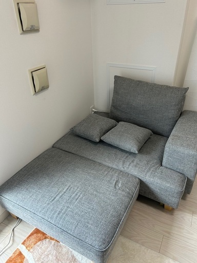 ベルベット調 3人掛けカウチソファ ハイバックソファ[幅183] | 【公式