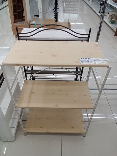 ★ジモティ割あり★ サラサドットコム ラック ライトベージュ H86×D30×W60.5 クリーニング済み HJ4613