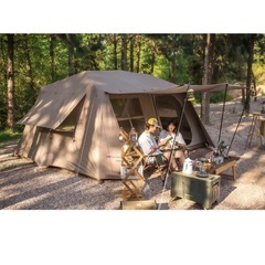 初心者でも簡単大型ワンタッチテント4〜6人用