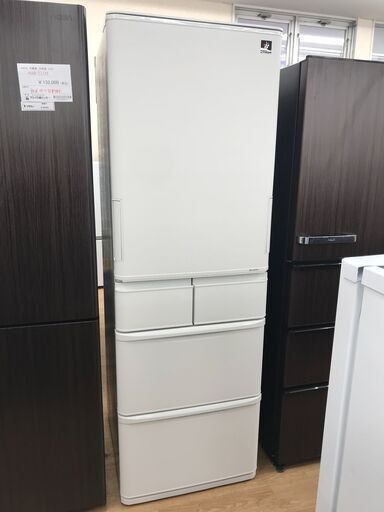 ★ジモティ割あり★ SHARP 冷蔵庫 SJ-X418K-W 412L 2023年製 動作確認／クリーニング済み KJ6408