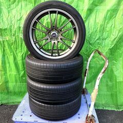 恵那・ひまつぶし堂】プリウス等に タイヤ/ホイール 4本組 215/45 R17 残8