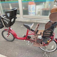 子供二人乗せ自転車　３人乗り自転車