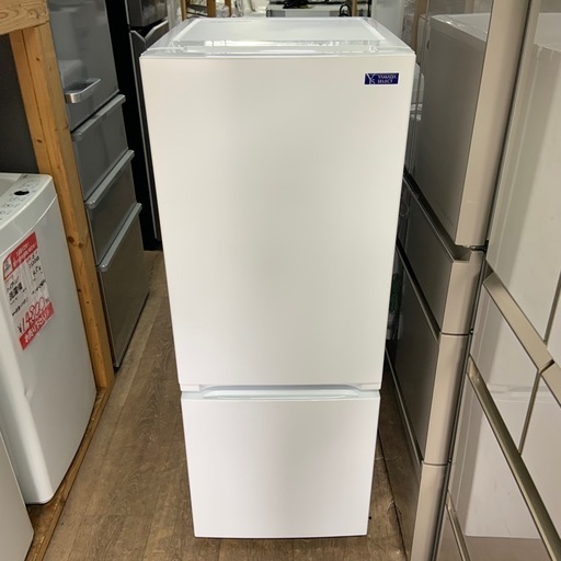 2020年製　ヤマダ　2ドア冷蔵庫　156L YRZ-F15G1