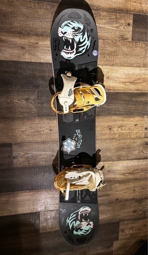 Burton スノーボード　ボード（80㌢）ビンディング Burton スノーボード ビンディング付き Burton スノーボード ボード