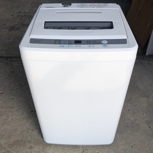 配達応談 2019年 LIMLIGHT 4.5kg 全自動洗濯機 RHT-045W 一人暮らし チェックOK