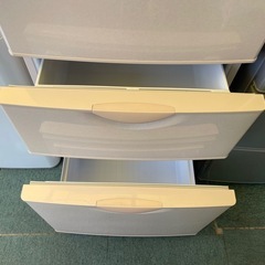 【リサイクルサービス八光】2013・2008年製　アクア6㎏洗濯機・日立　215L　3ドア冷蔵庫セット