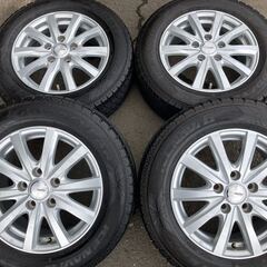 スタッドレス早期割引！195/65R15付き中古スタッドレスタイヤホイール4 