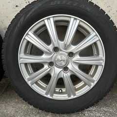 スタッドレスタイヤ BLIZZAK VRX 155/ 65R14＆アルミホイール４本セット 