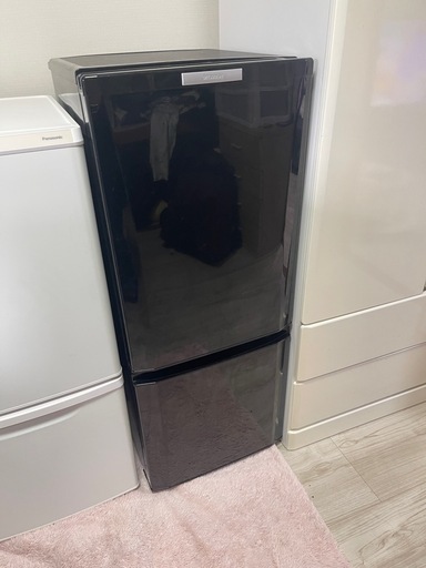 配送可能 三菱 146L 2ドア冷蔵庫（サファイアブラック）MITSUBISHI MR-P15X-B