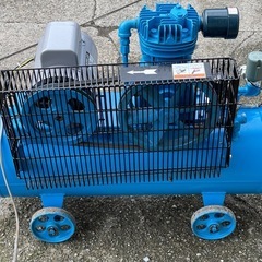 meiji レシプロ・エアーコンプレッサー　100/200v　 中古　