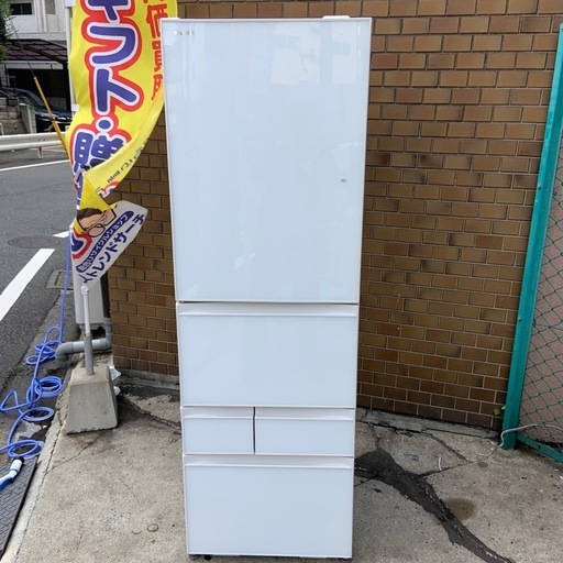 2021年製　東芝　5ドア冷蔵庫　411L GR-T41GXHL