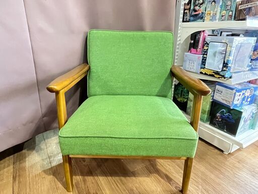 家具 生活家具 カリモク60　1人掛けソファー　グリーン