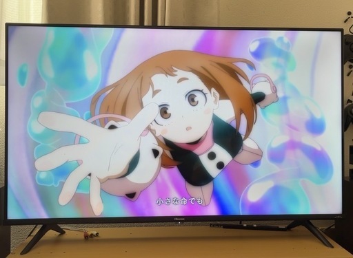 テレビ 4K 43型 Hisense 2022年製