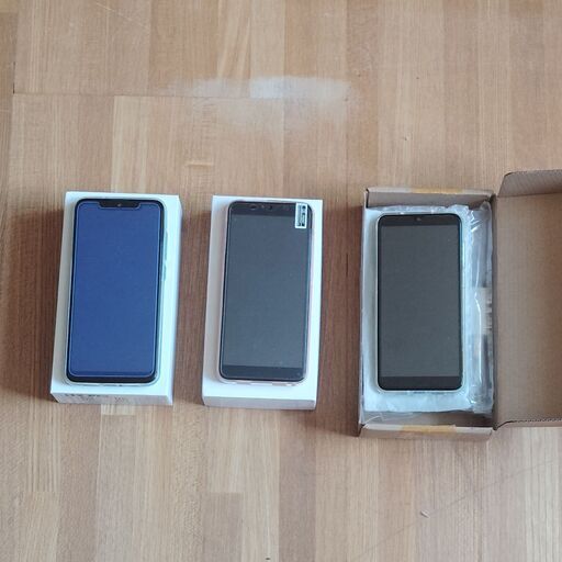 海外製SIMフリースマートフォン(スマホ)ジャンク 3台セット ばら売り不可