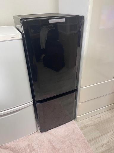 配送可能 三菱 146L 2ドア冷蔵庫（サファイアブラック）MITSUBISHI MR-P15X-B