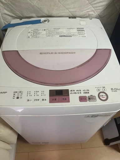 SHARPの洗濯機