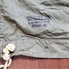 米陸軍74年パップテントシェルターハーフフルセット