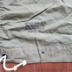 米陸軍74年パップテントシェルターハーフフルセット