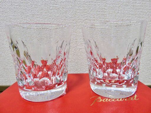 バカラ ペアグラス ヴィータ ハイボール 2813390 クリア クリスタルガラス 中古 食器 コップ 2客セット Baccarat バカラ グラス ハイボール ヴィータ ビータ