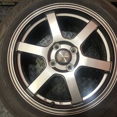 【YOKOHAMA BluEarth GT AE51 175/60R16】夏タイヤ【J-TECH SPORT 16インチ 6J4HPCD100+48】21年製 バリ溝 アクア等　(VTK056)