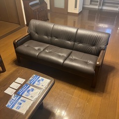 カリモク　ソファ+テーブル