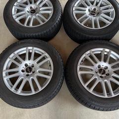 メルセデスベンツ　DESIGN HAWNER W07ホイール、スタッドレスタイヤ　ヨコハマアイスガードG075 5山前後　235/60R18 4本セット　5穴　PCD112 8J インセット40
