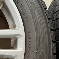 メルセデスベンツ　DESIGN HAWNER W07ホイール、スタッドレスタイヤ　ヨコハマアイスガードG075 5山前後　235/60R18 4本セット　5穴　PCD112 8J インセット40