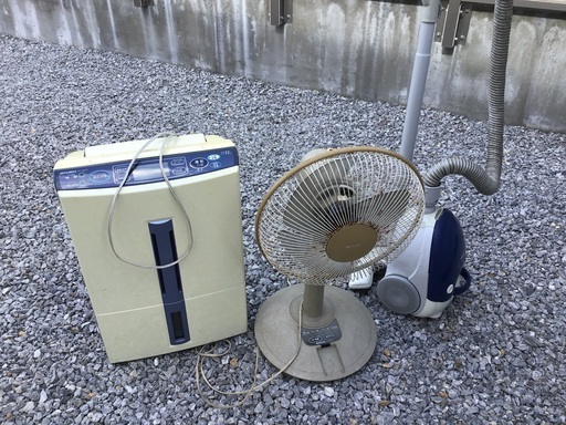 扇風機/掃除機/除湿機