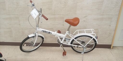 ★ジモティ割あり★  自転車　一般 20インチ 白 クリーニング済み TJ8944