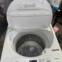 No.0415  20年シャープ洗濯機5.5kg (配送、設置)無料❗️